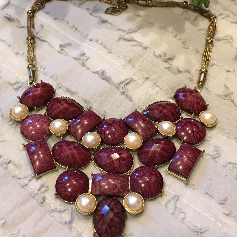 Antique necklace to add to any all black or denim